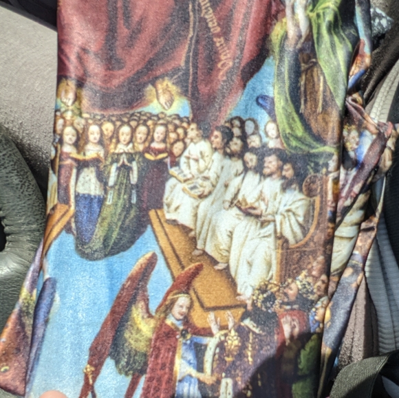 BLACK MILK leggings XS renaissance painting - Picture 7 of 8